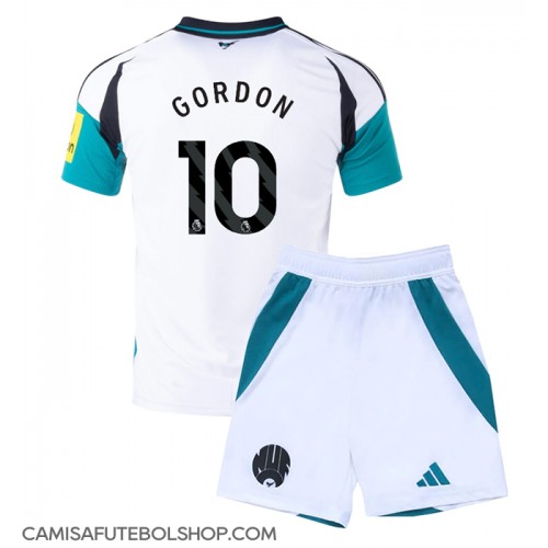 Camisa de time de futebol Newcastle United Anthony Gordon #10 Replicas 3º Equipamento Infantil 2024-25 Manga Curta (+ Calças curtas)